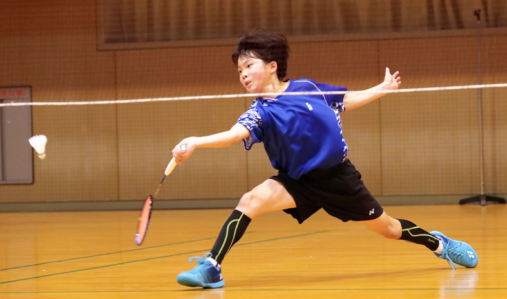 ダイハツ全国小学生ABCバドミントン大会2021 樫尾雫玖さん(愛知県)